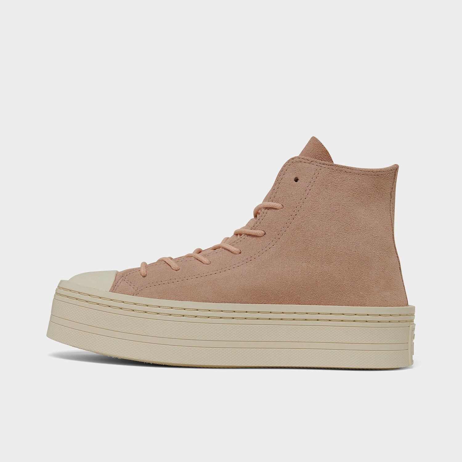 

Женские повседневные кроссовки Converse All Star Modern Lift на однотонной замшевой платформе, розовый