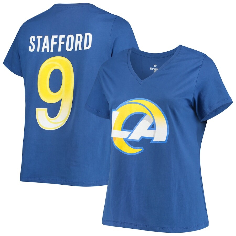 

Футболка с именем и номером Fanatics Branded Los Angeles Rams, роял