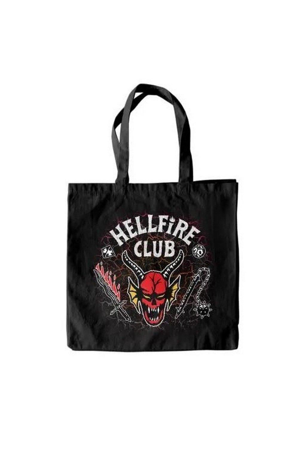 Большая сумка Hellfire Club Stranger Things, черный