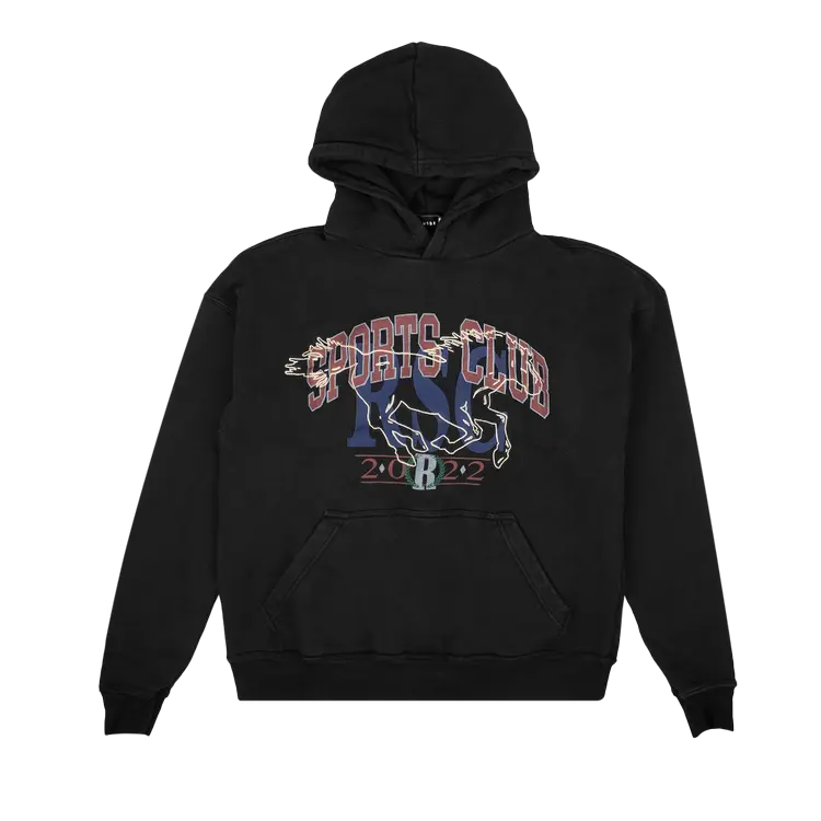 

Толстовка Rhude Sports Club Hoodie 'Black', черный