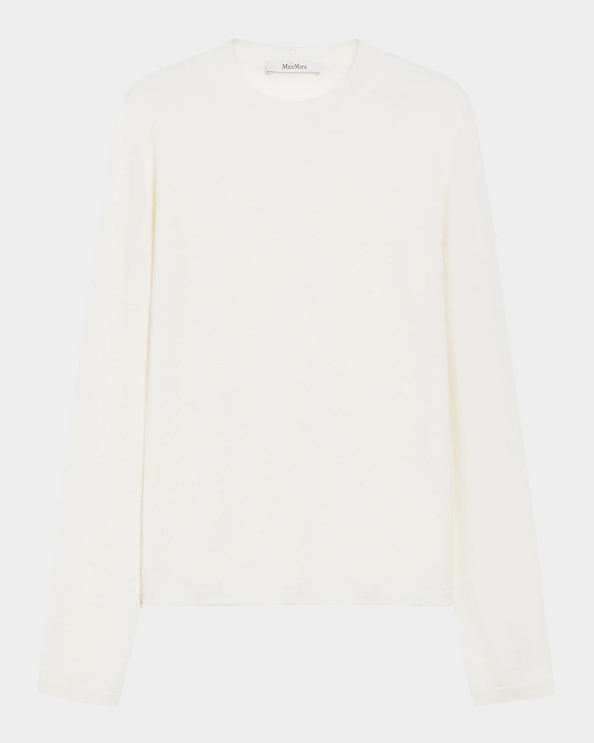 

Кашемировый свитер Afelio с круглым вырезом Max Mara, белый