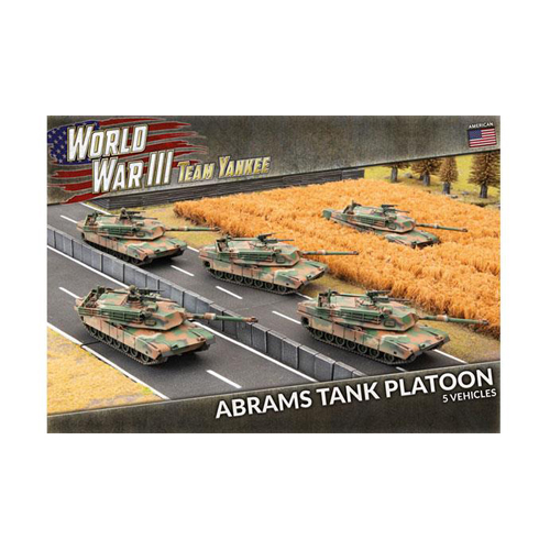 Фигурки World War Iii: Team Yankee – M1A1 Abrams Tank Platoon (X5 Plastic)