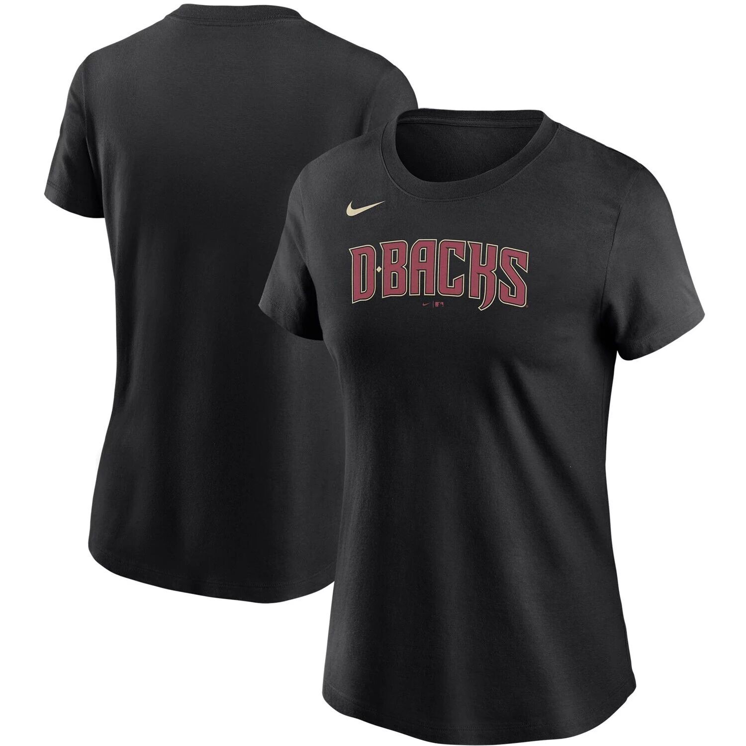 

Женская черная футболка с надписью Nike Arizona Diamondbacks Nike