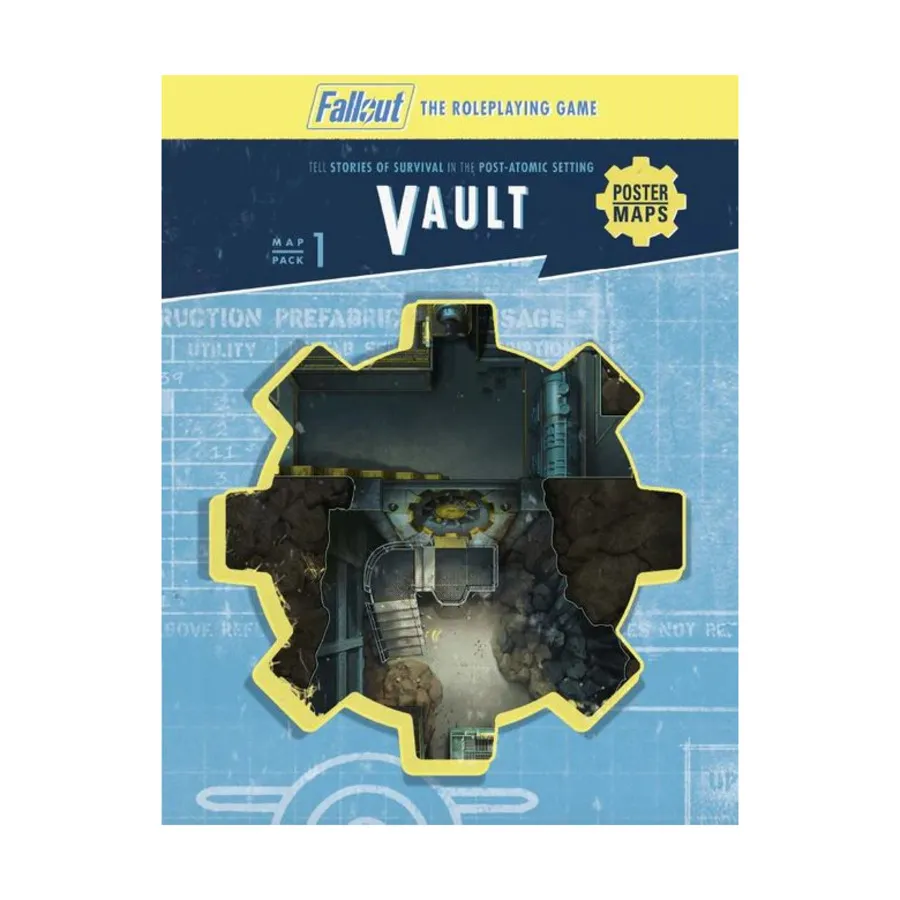 

Fallout — ролевая игра, пакет карт 1 — Хранилище, Fallout - The Roleplaying Game (2d20) (2021)