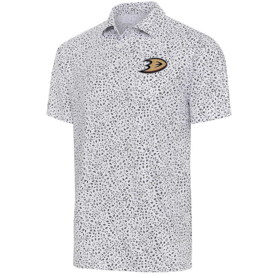 

Поло с коротким рукавом Antigua Anaheim Ducks, белый