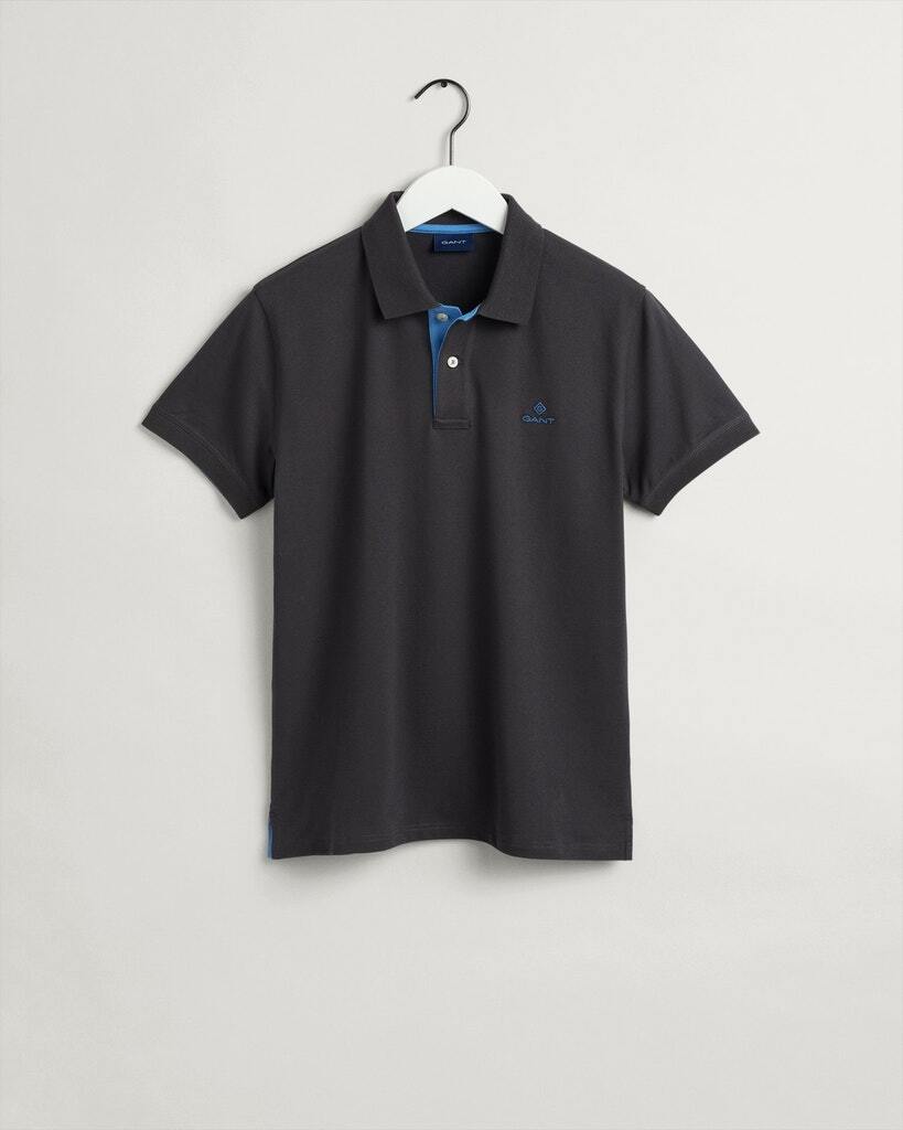 

Поло Gant Polo, цвет dark graphite