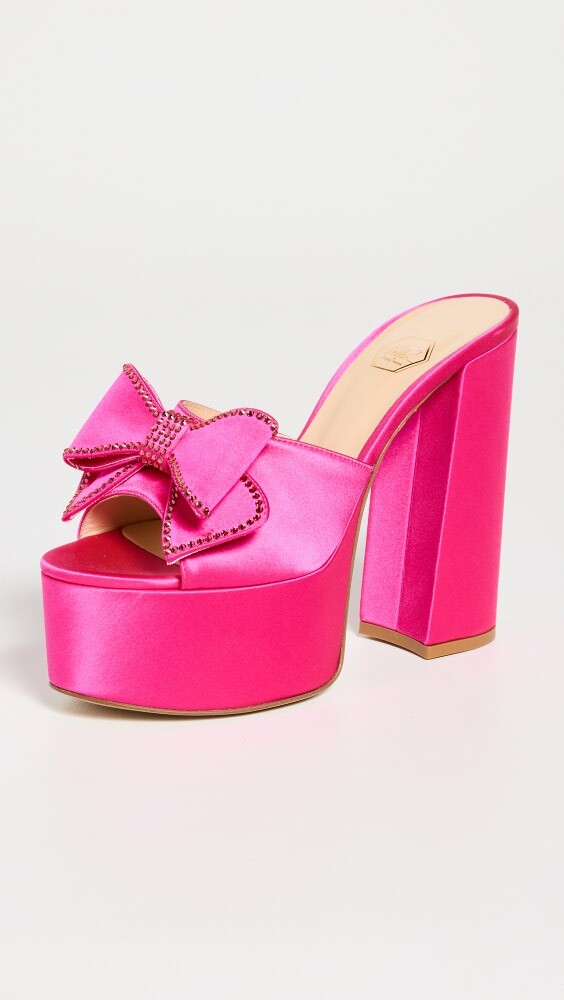 

Сандалии Nalebe Heirloom Platform Satin, розовый