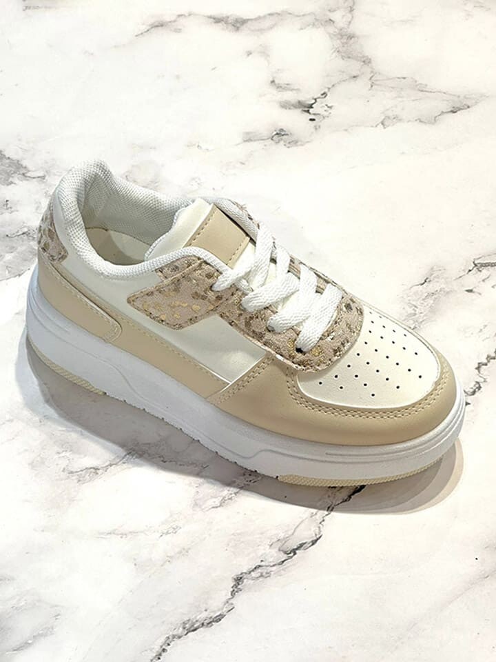

Низкие кроссовки Poti Pati, цвет beige/weiß