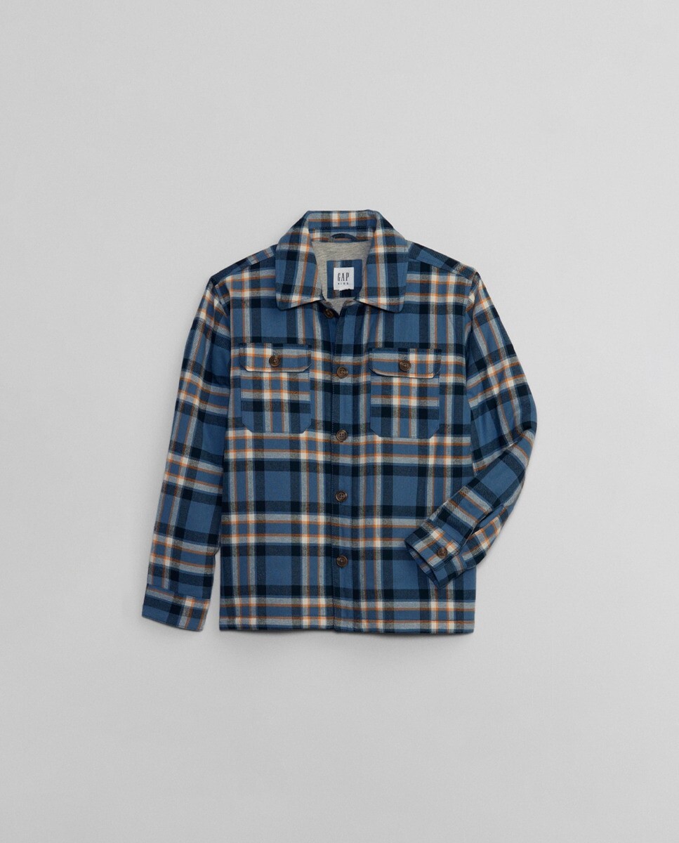 

Куртка для мальчика на пуговицах Gap, синий