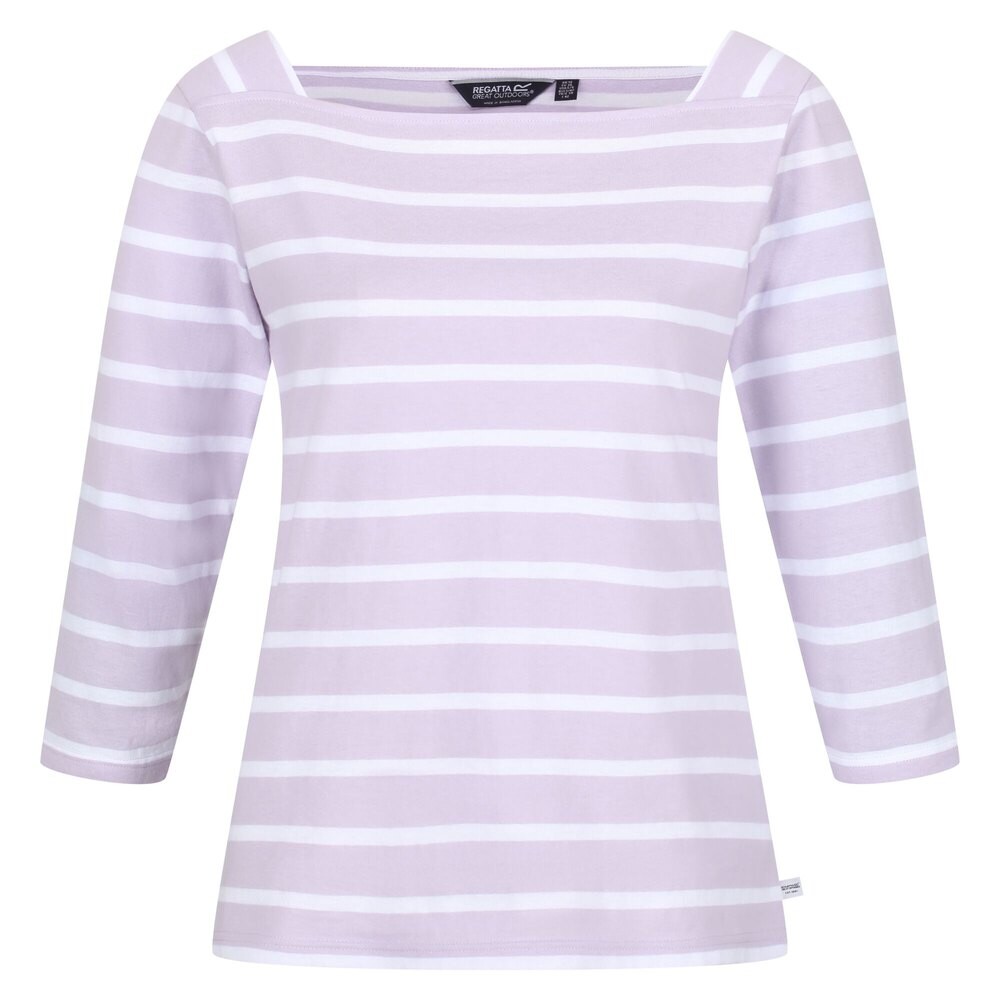 

Футболка Regatta Polexia Stripe, фиолетовый
