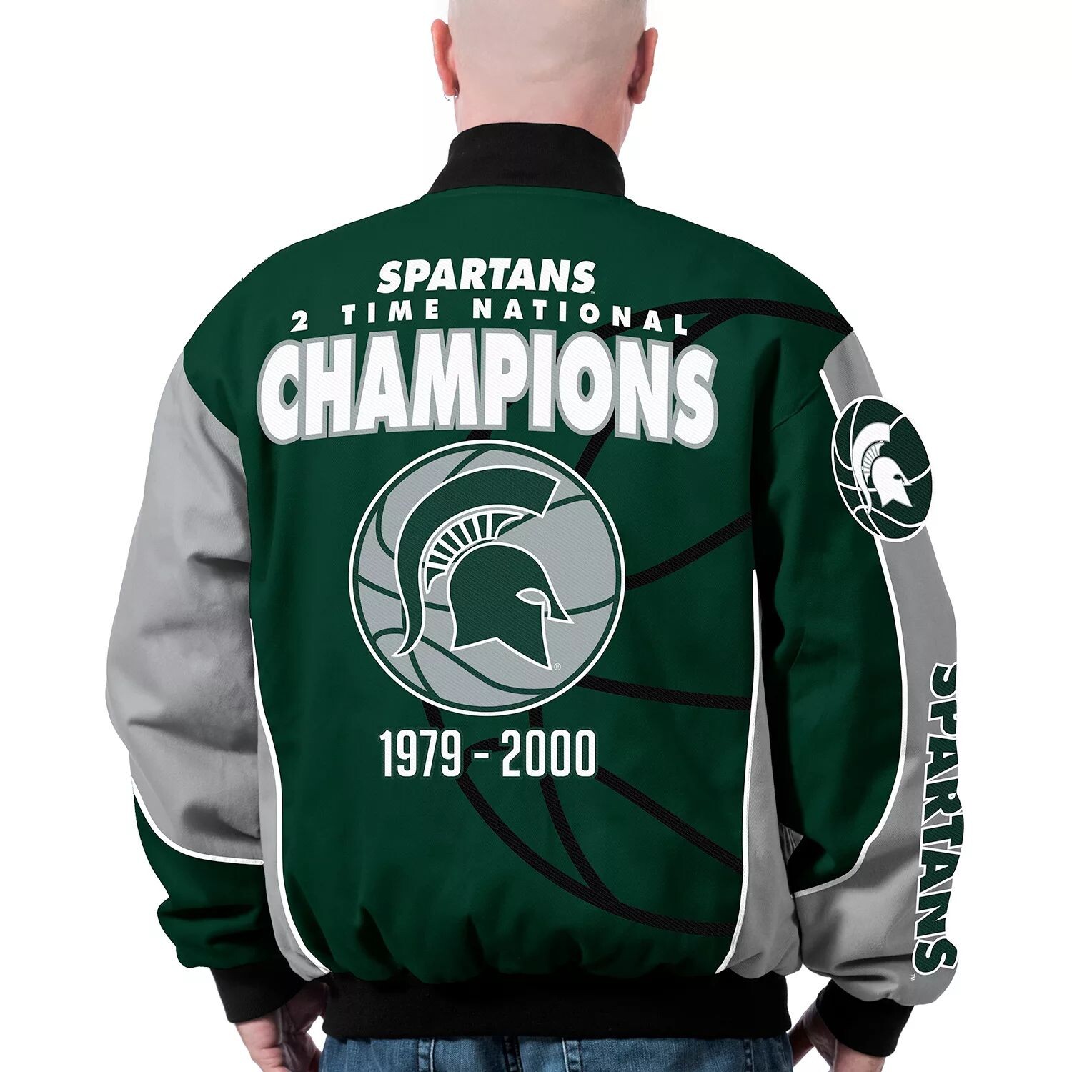 

Мужская памятная твиловая куртка Michigan State Spartans