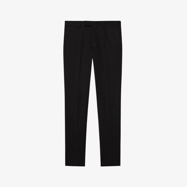 

Прямые брюки чиносы Eastbury из эластичного хлопка узкого кроя Reiss, черный