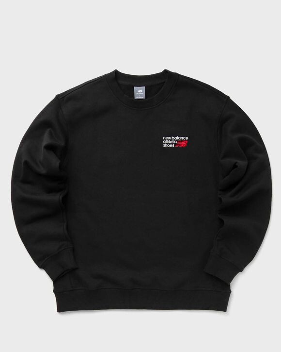 

Толстовка New Balance Athletics Premium Logo Crew, черный