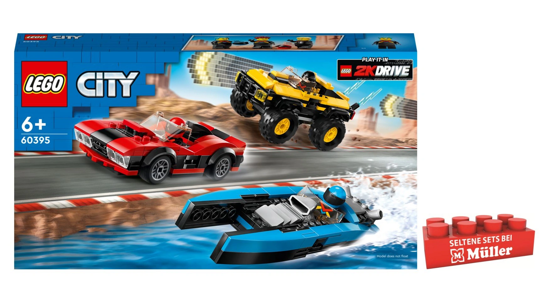 Lego City Комбинированный набор гоночных машин, набор машин 2K DRIVE
