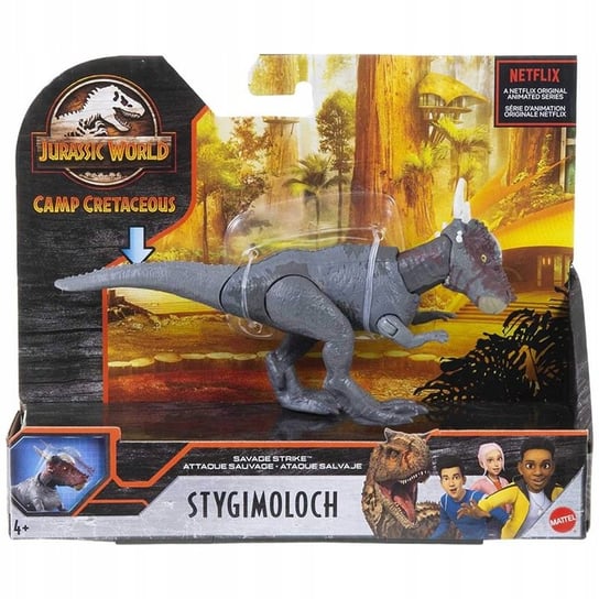 Mattel, Мир Юрского периода, Динозавр №2, серый мир юрского периода динозавр монолофозавр hcl86 mattel