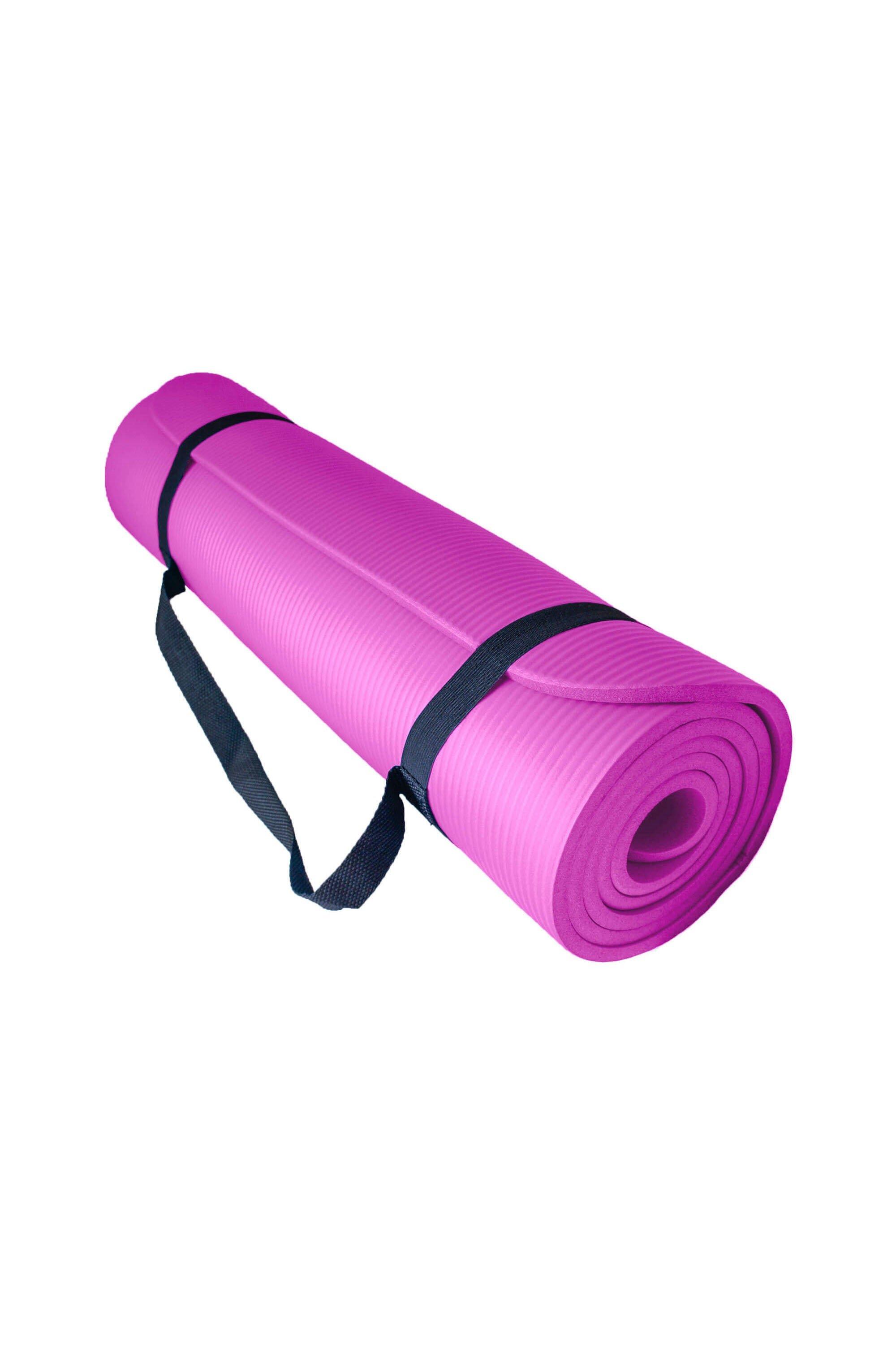 Мягкий коврик для упражнений для йоги с воздушным потоком 10 мм Azure, розовый