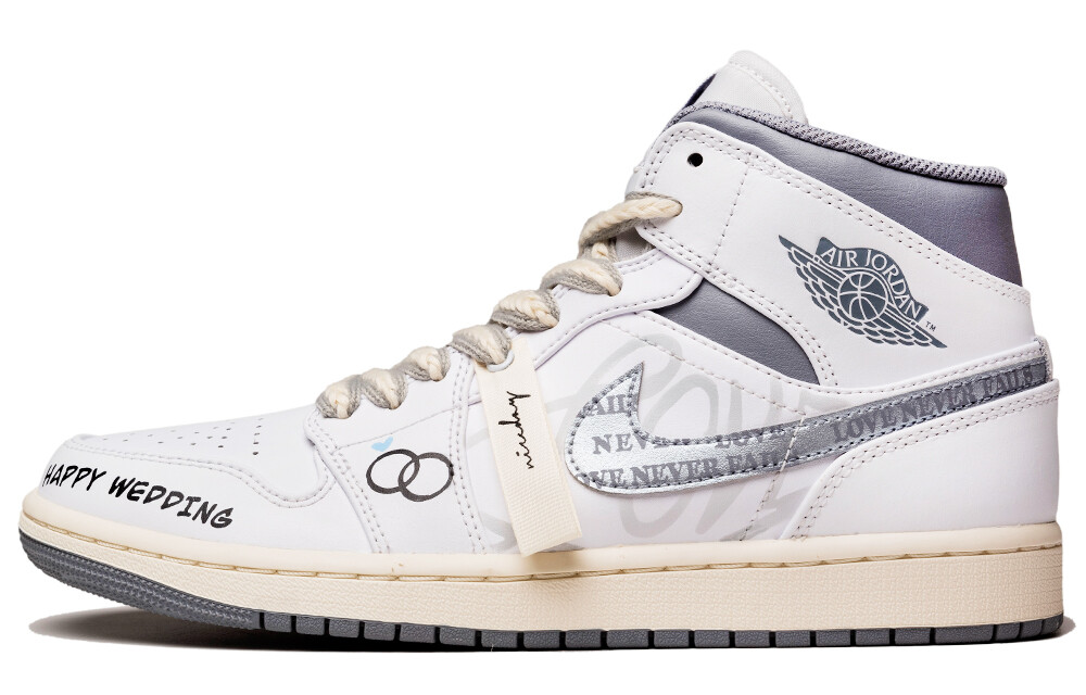 

Jordan Air Jordan 1 винтажные баскетбольные кроссовки мужские, Light Gray