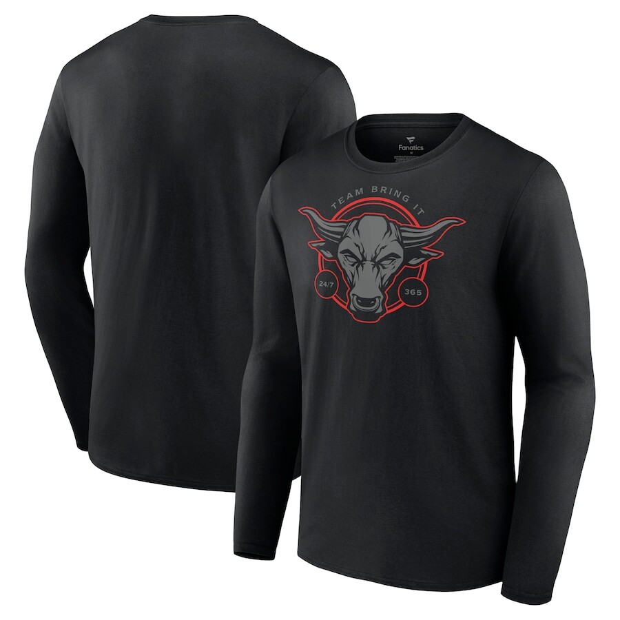 

Футболка с длинным рукавом Fanatics Branded The Rock, черный