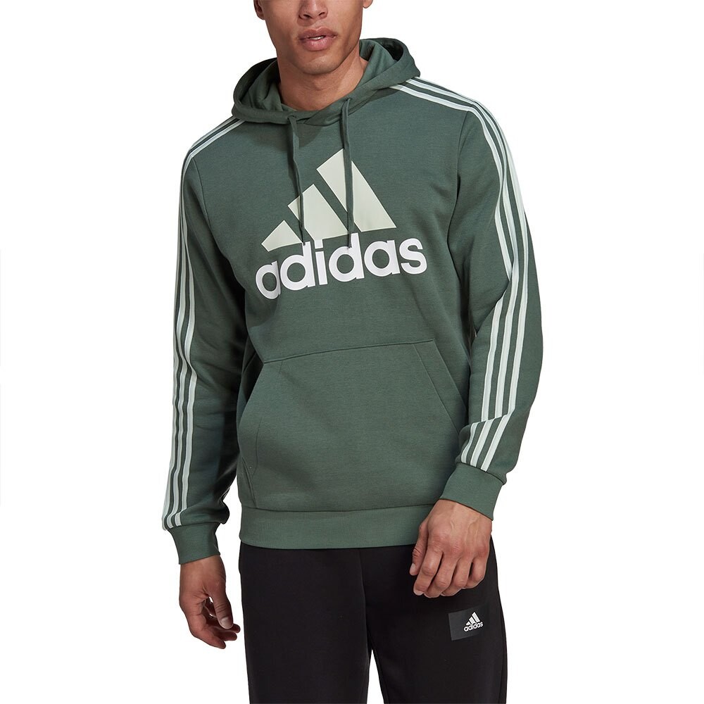 

Худи adidas Essentials 3 Stripes Logo, зеленый