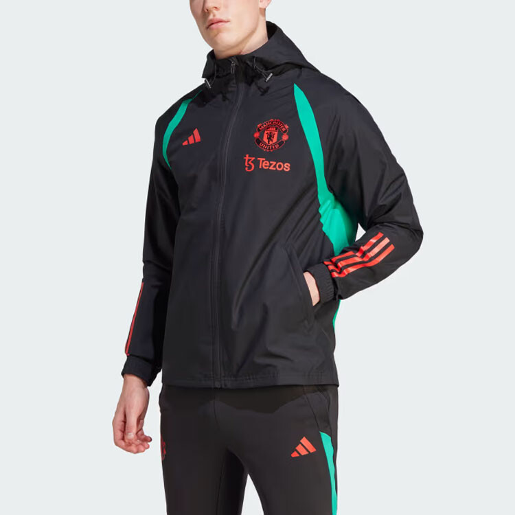 

MANCHESTER UNITED THEATRE OF DREAMS куртка мужская черная Adidas, черный