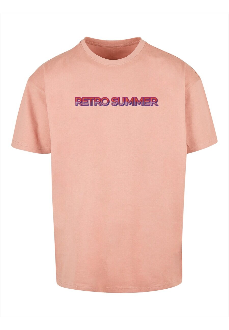 

Футболка Merchcode Summer - Retro, темно-розовый