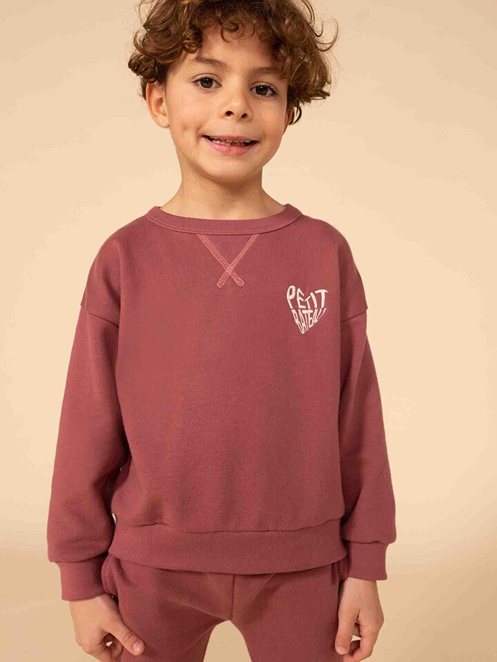 

Толстовка PETIT BATEAU, коричневый
