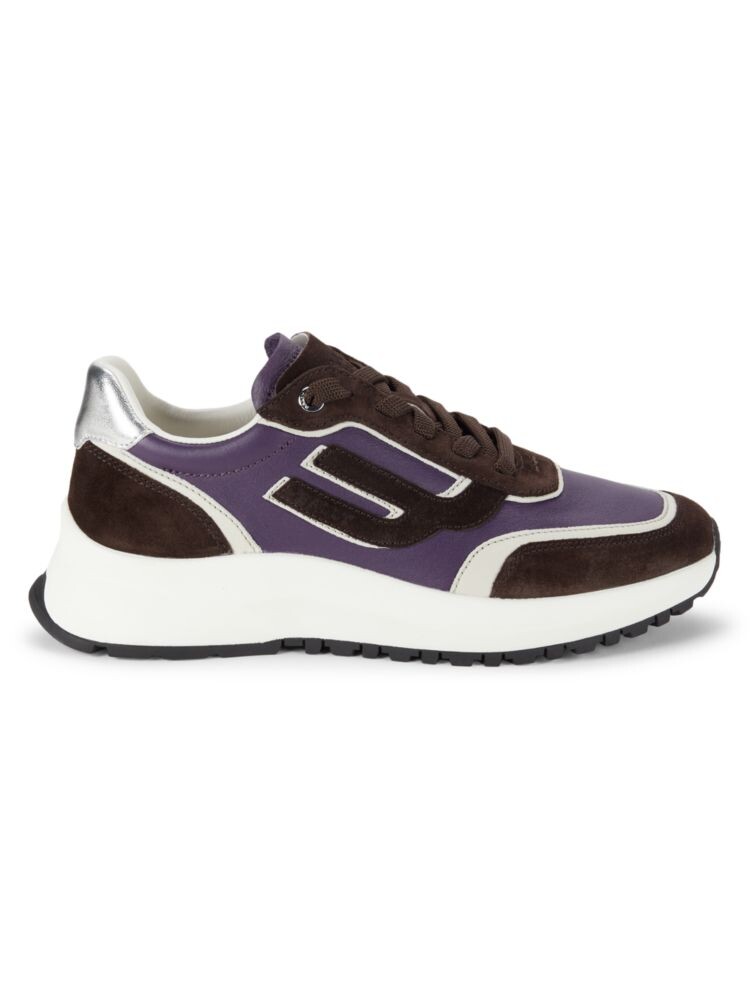 

Замшевые кроссовки для бега Bally, цвет Purple Multicolor