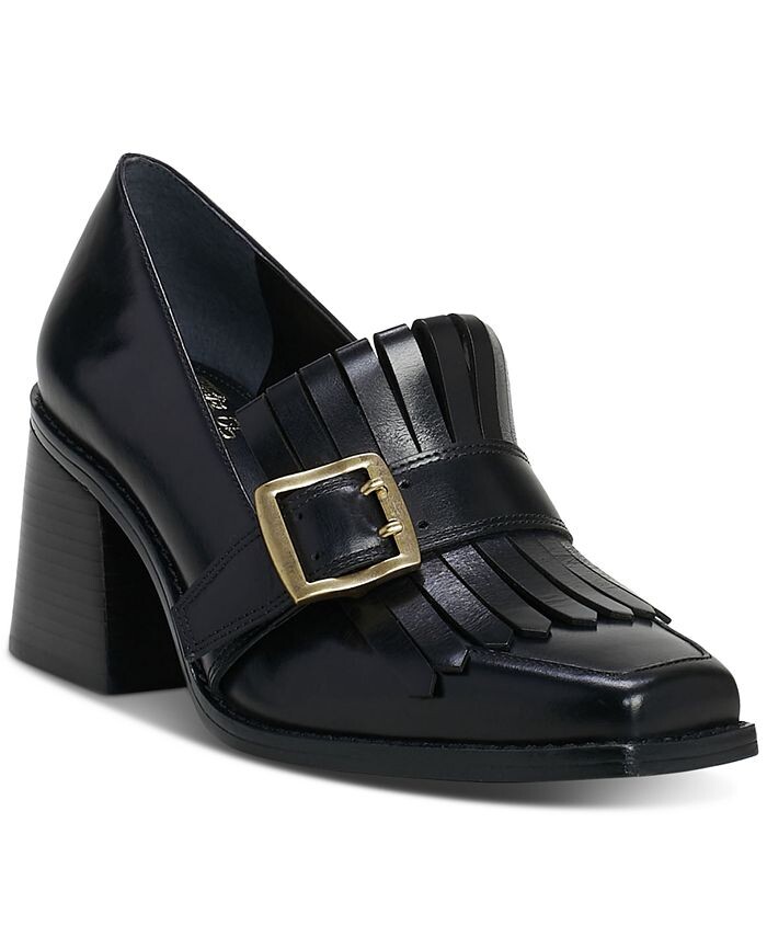 

Женские лоферы Sedna Kiltie на узком каблуке Vince Camuto, черный