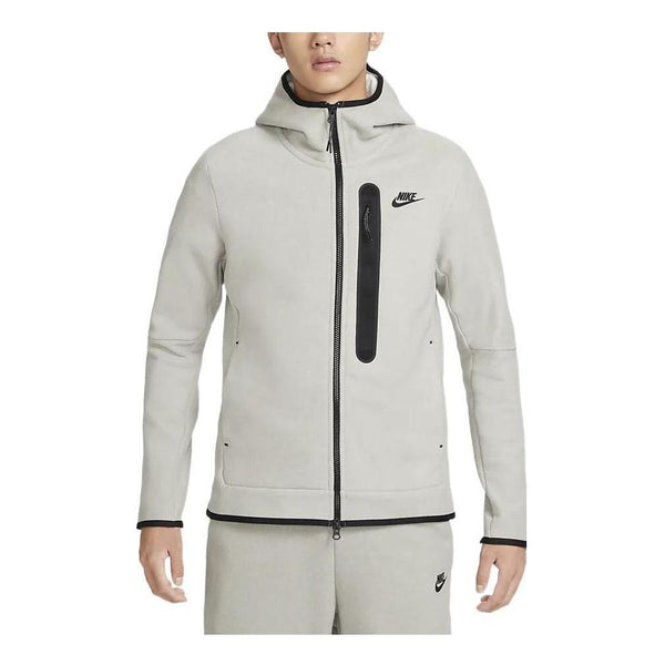 Nike hoodie light clearance grey