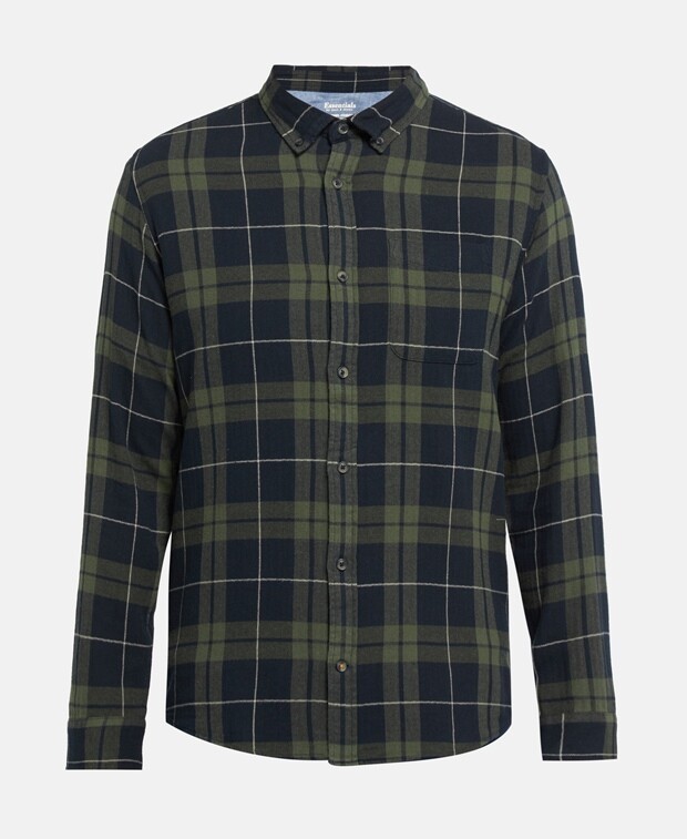 

Рубашка с длинными рукавами – стандартный крой. Jack & Jones, хаки