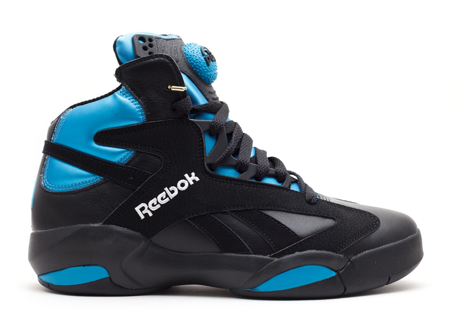 Кроссовки Reebok Shaq Attaq 'Black Azure' 2013, черный