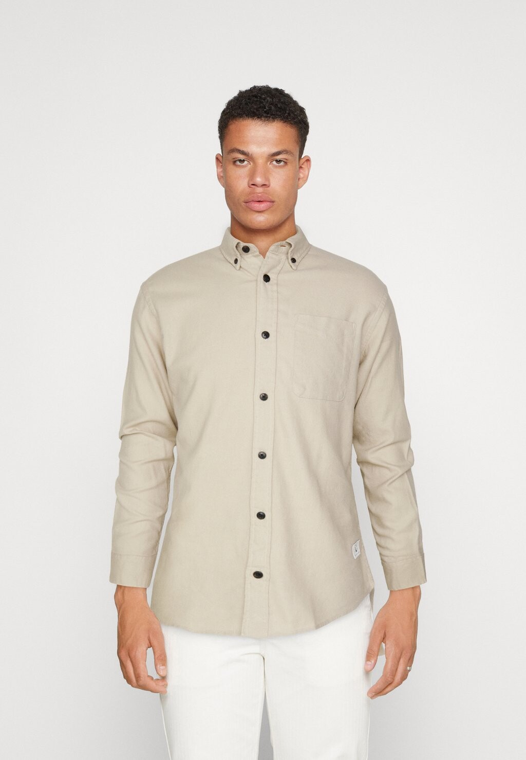 

Рубашка JPRBLUBROOK SOLID Jack & Jones, островное ископаемое