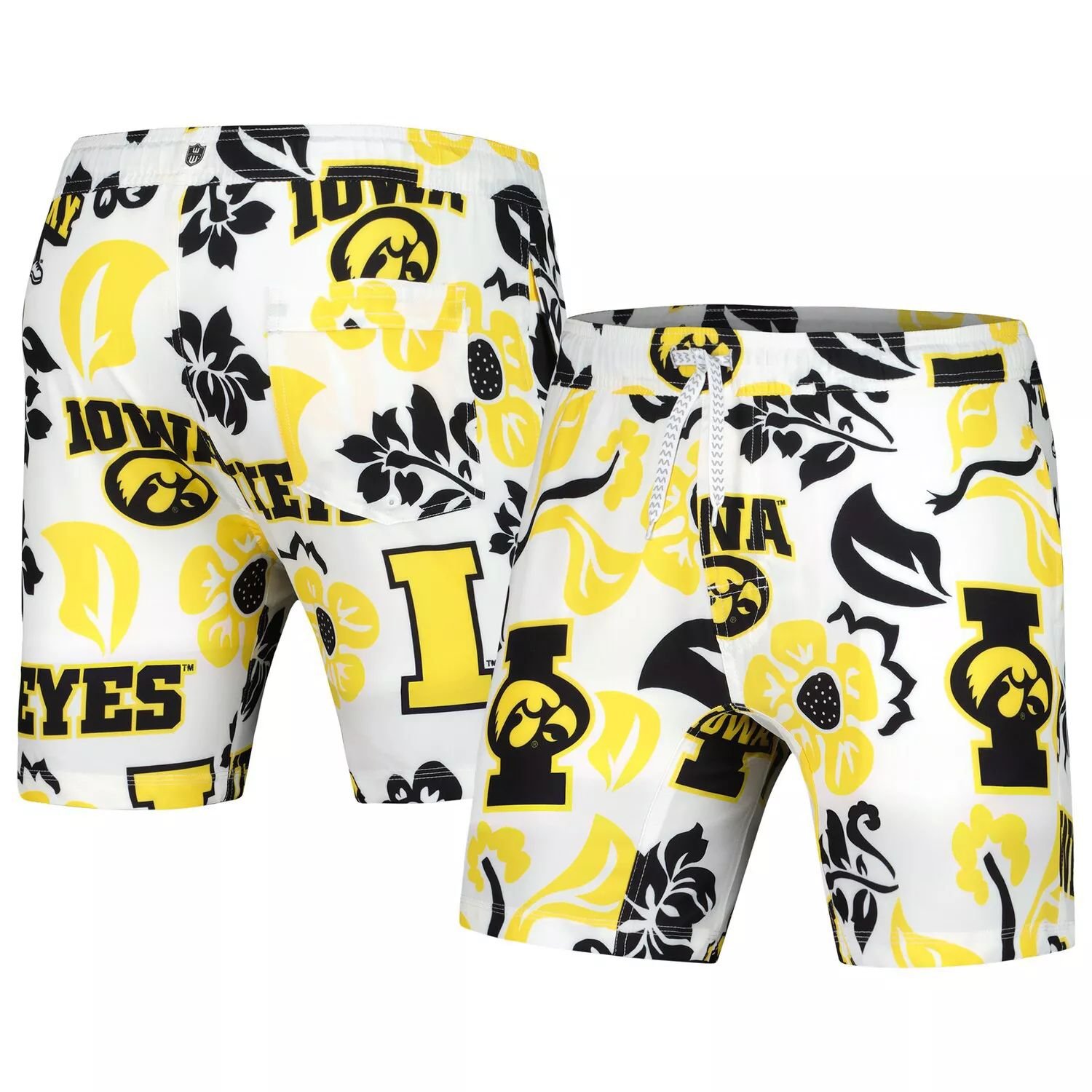 

Мужские плавки Wes & Willy White Iowa Hawkeyes Vault Tech