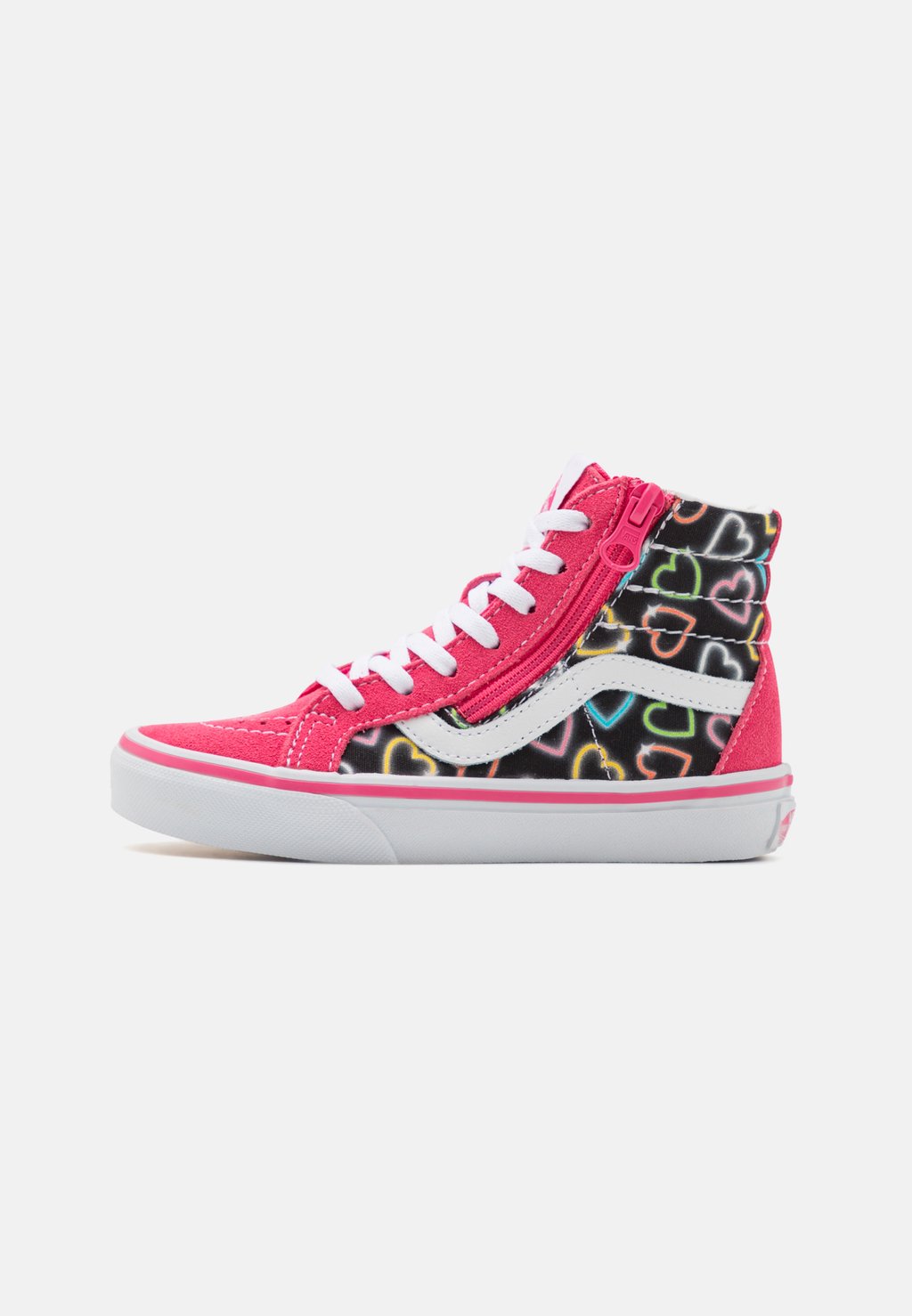 

Высокие кеды Sk8-Hi Reissue Side Zip Unisex Vans, цвет pink/multi-coloured