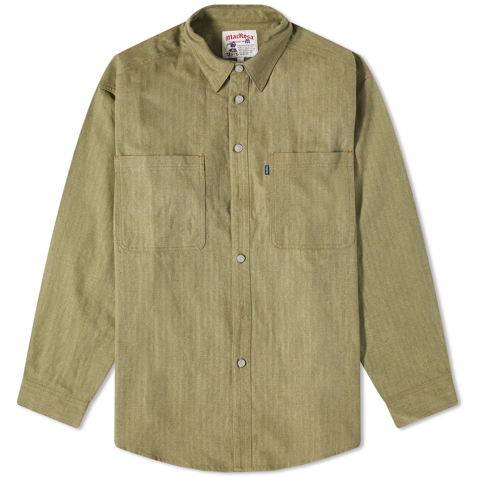 

Рубашка Manresa Macshirt Overshirt, цвет Olive Green