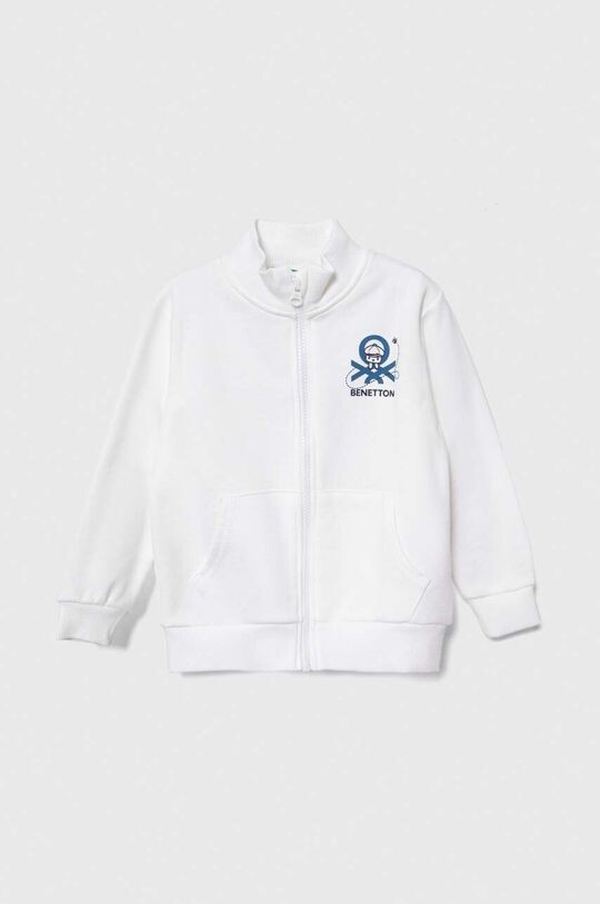 

United Colors of Benetton Детская хлопковая толстовка, белый