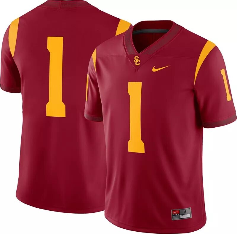 

Женское футбольное джерси Nike USC Trojans Cardinal Dri-FIT Game Football