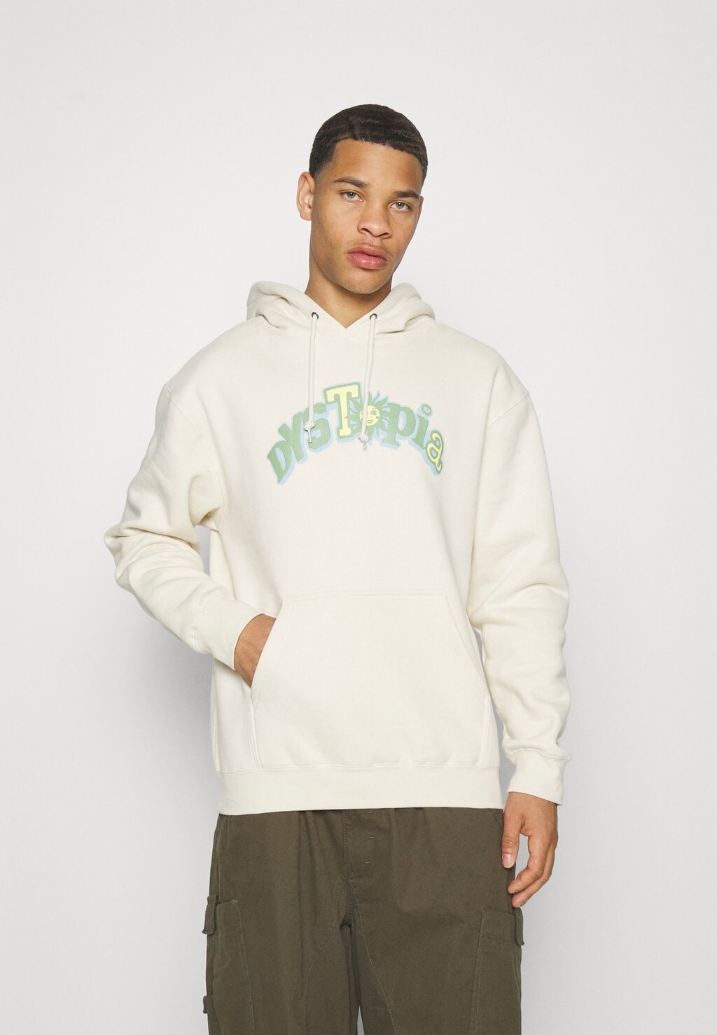 

Толстовка HUF DYSTOPIA HOODIE, цвет bone