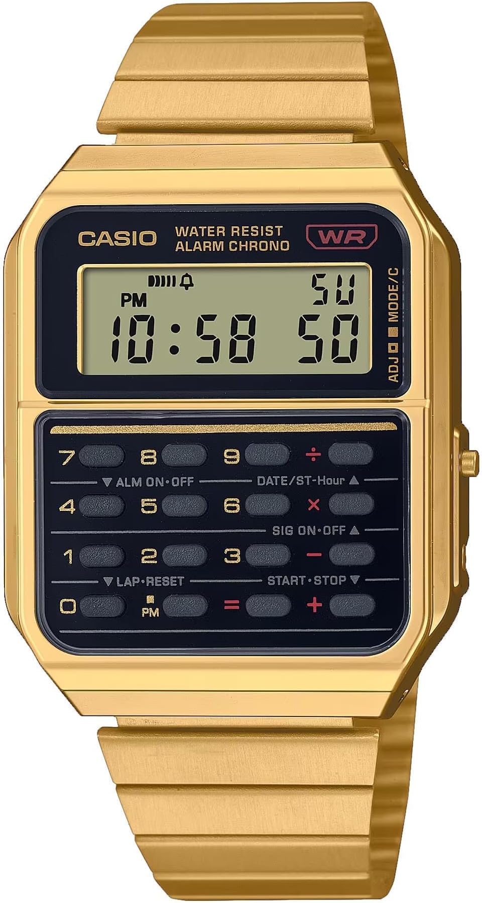Часы CA500WEG-1AVT G-Shock, золото цена и фото