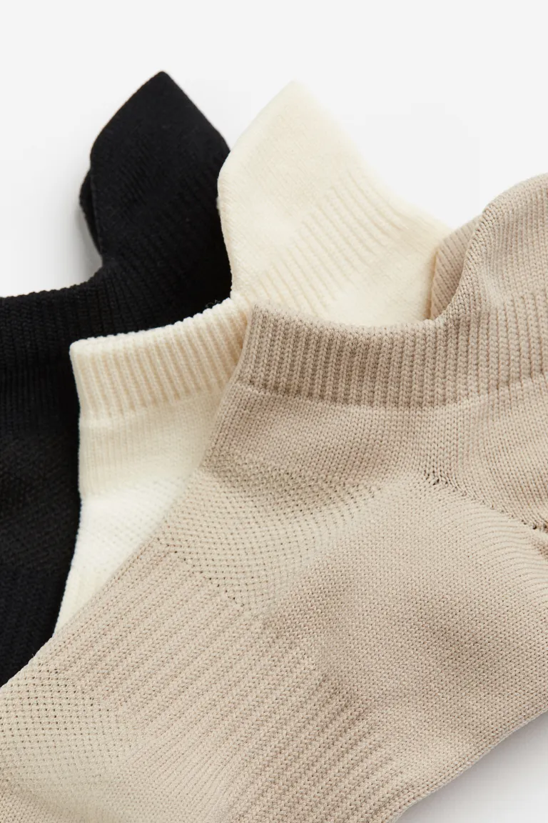 

Комплект из 3 спортивных носков drymove H&M, белый