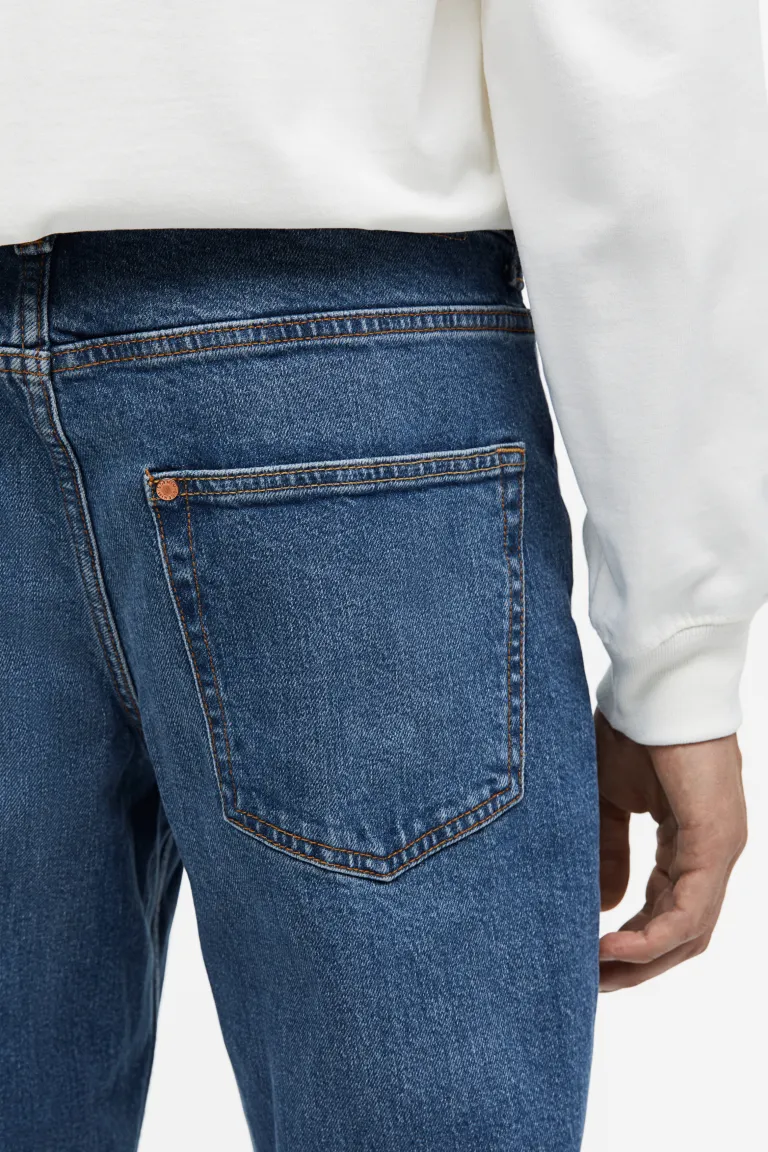 

Обычные зауженные джинсы H&M, синий
