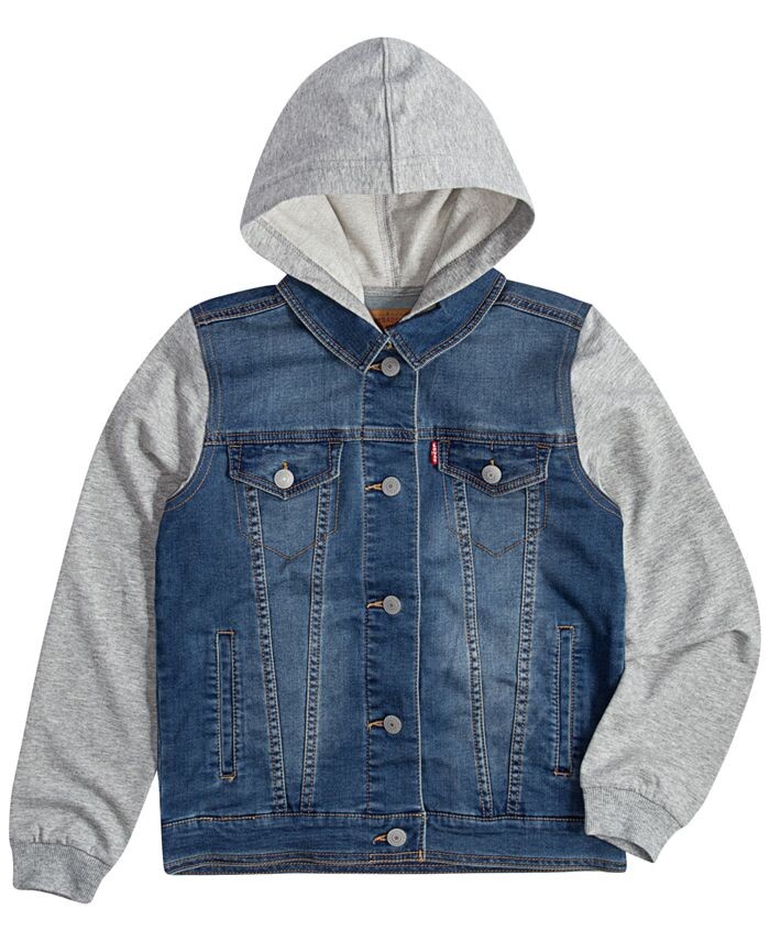 

Куртка дальнобойщика с капюшоном для больших мальчиков Levi's, мультиколор