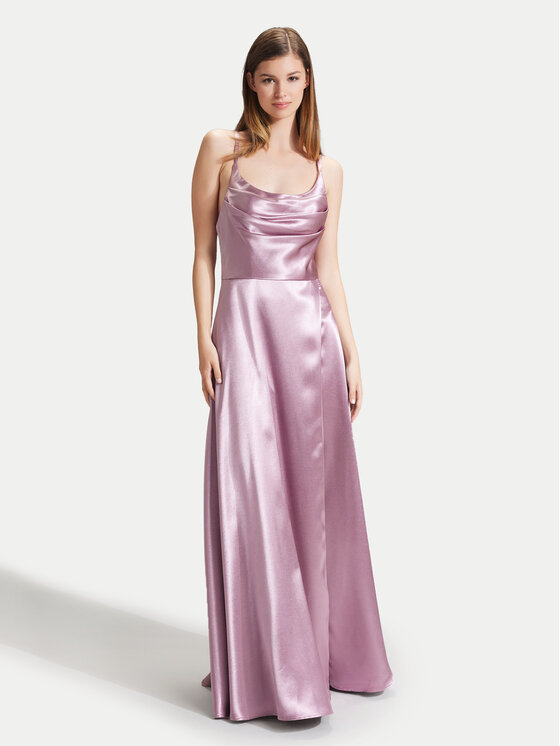 Вечернее платье стандартного кроя Swing, розовый фото