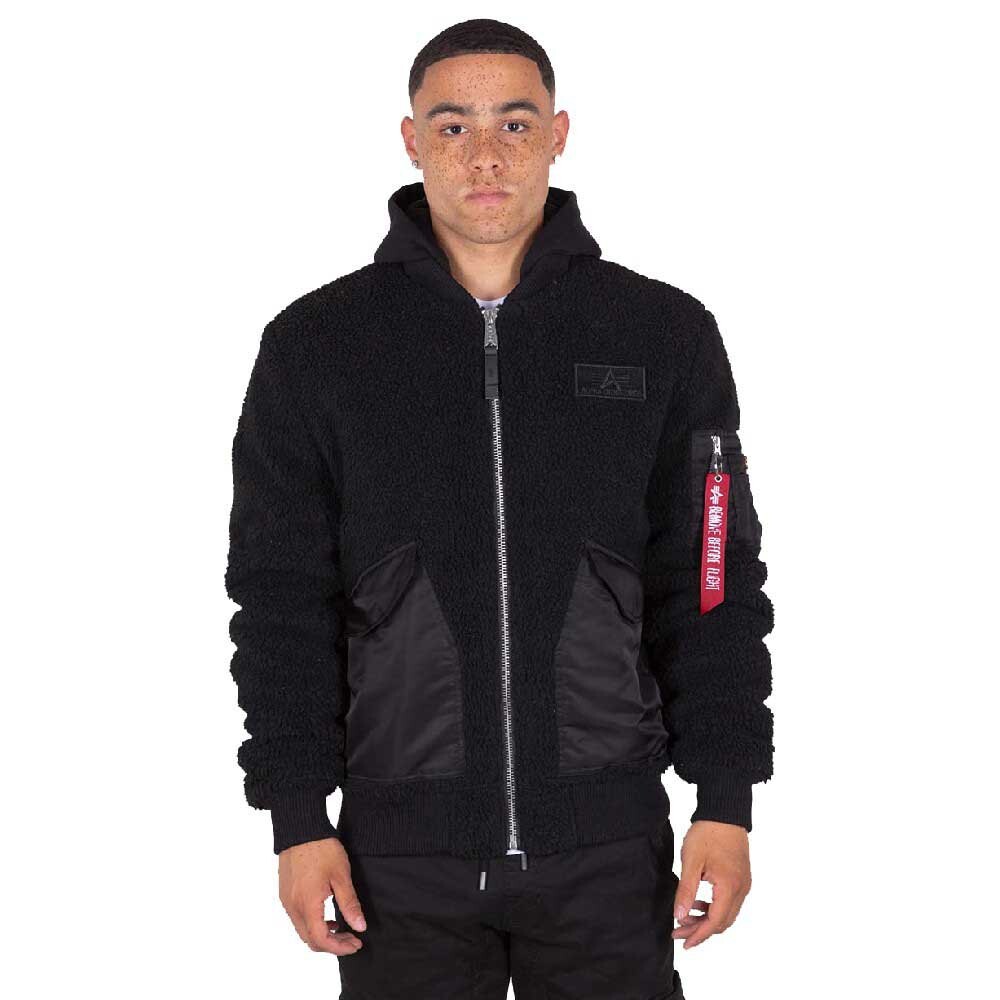 

Куртка Alpha Industries CWU Zip Teddy, черный