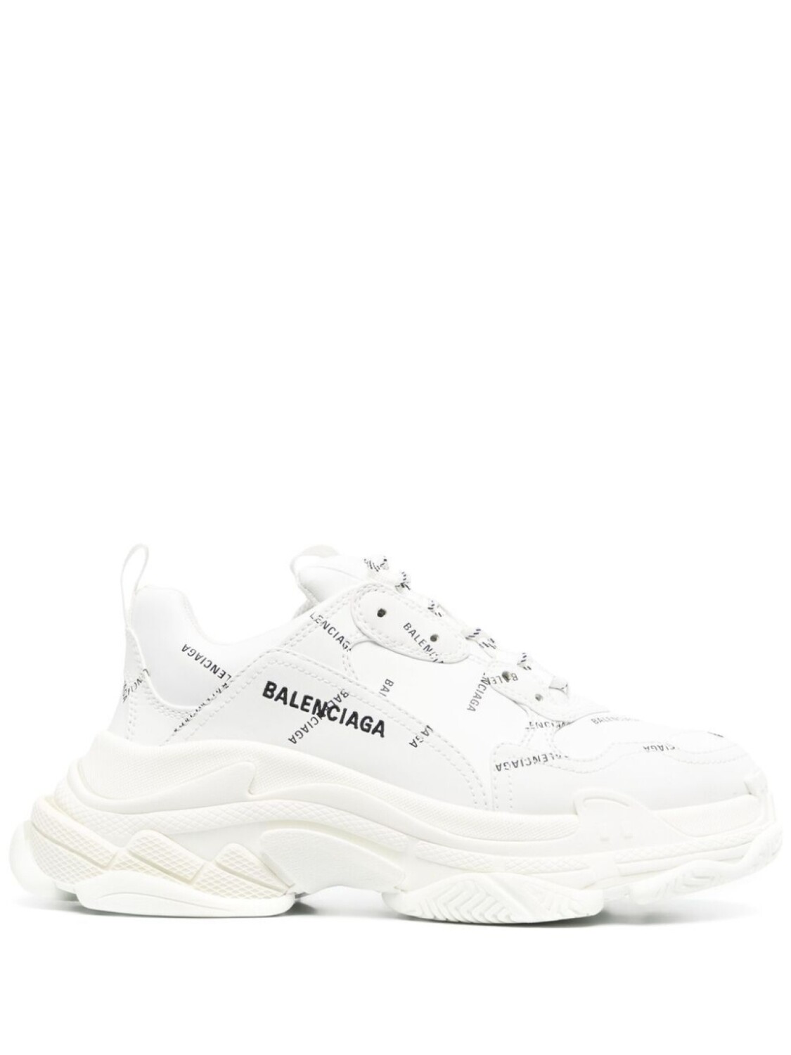 

Кроссовки Balenciaga Triple S, белый/черный