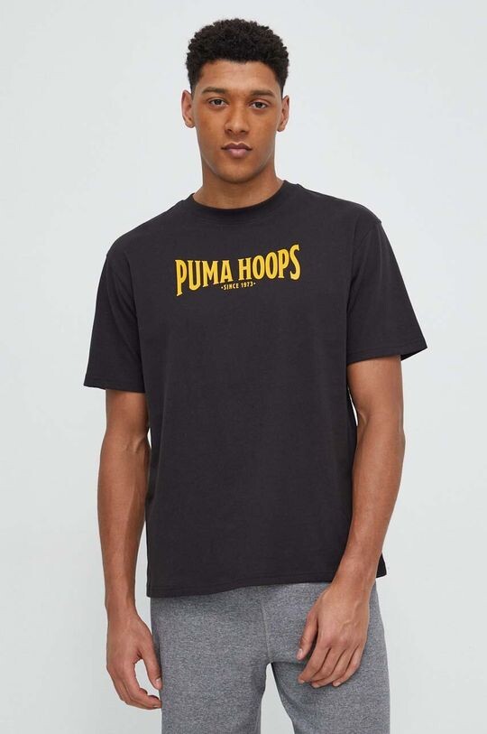 

Хлопковая футболка Puma, черный