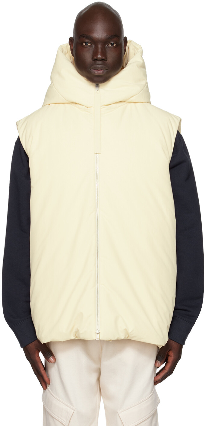 

Off-White пуховик с капюшоном Jil Sander, Серый, Off-White пуховик с капюшоном Jil Sander