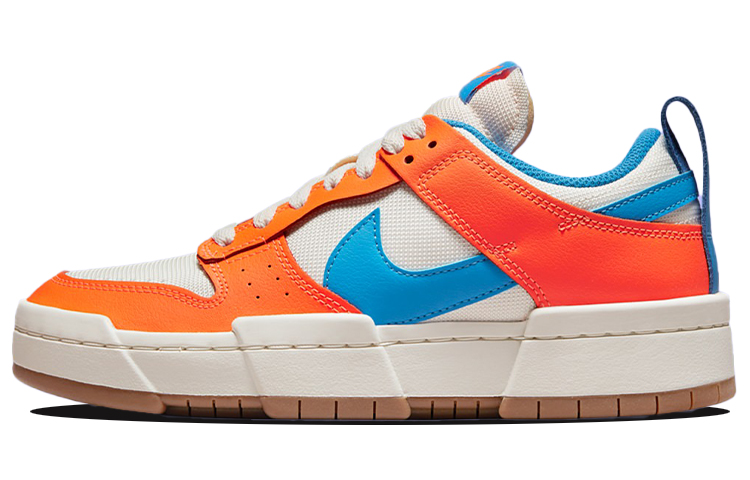 

Кроссовки Nike Wmns Dunk Low Disrupt Total Orange Белый Синий/Оранжевый