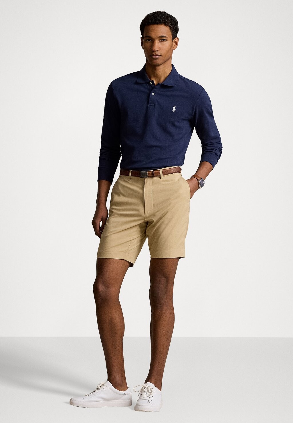 

Рубашка поло TAILORED FIT PERFORMANCE POLO SHIRT Ralph Lauren, темно-синий