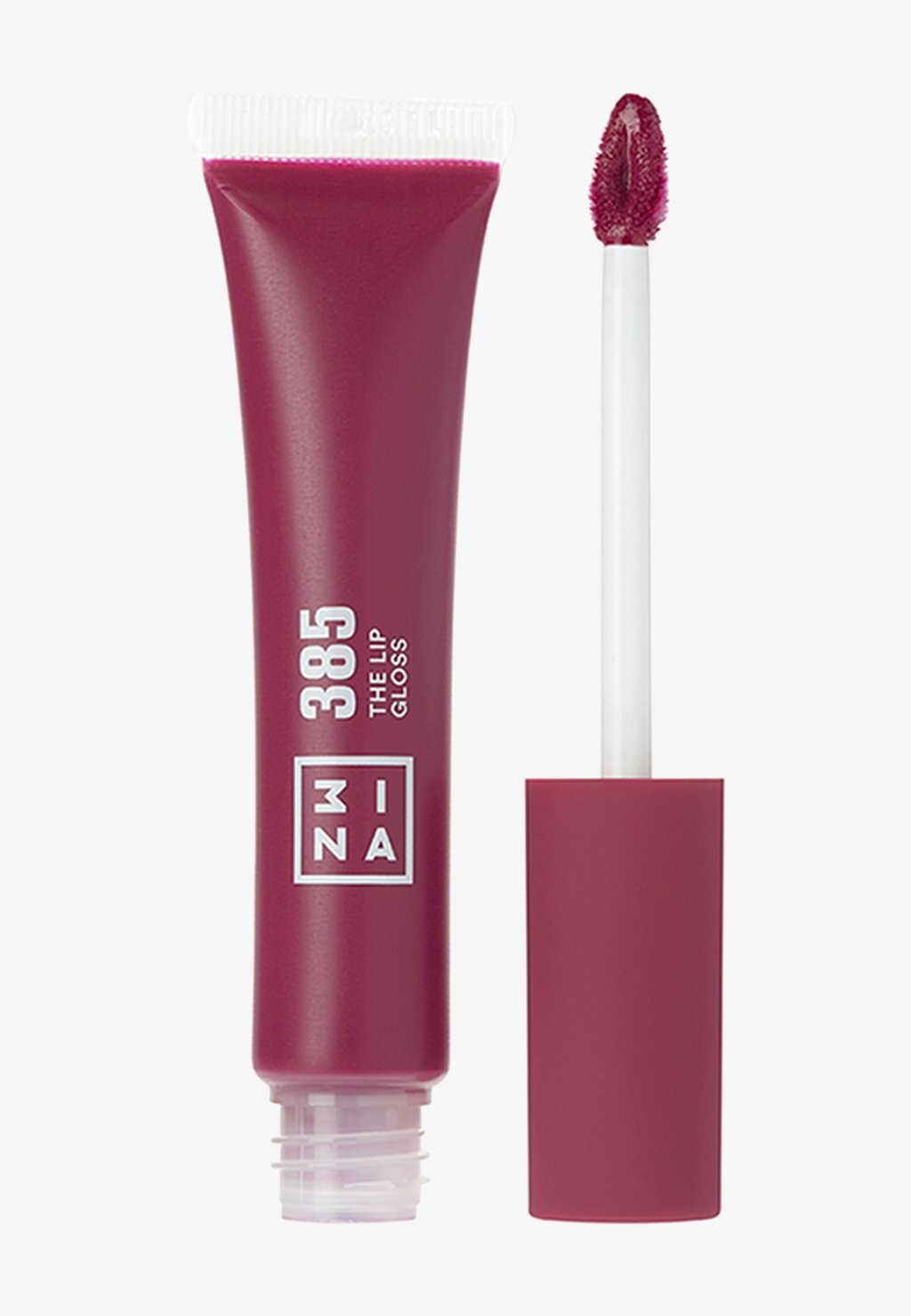 

Блеск для губ The Lip Gloss 3ina, цвет 385 burgundy, Коричневый